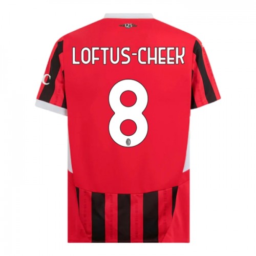 Fotballtrøye AC Milan Loftus-Cheek 8 Hjemmedrakt 2024-25 Kortermet Fotballtrøye AC Milan Loftus-Cheek 8 Hjemmedrakt 2024-25 Kortermet